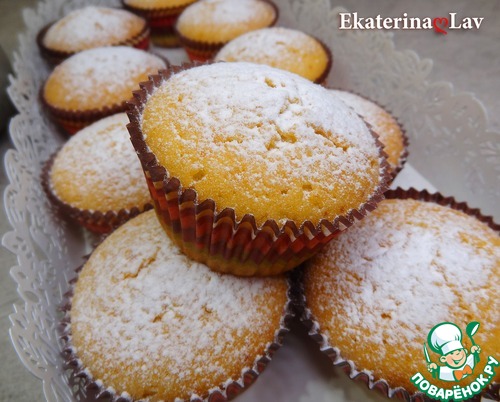 Апельсиновые кексы на скорую руку