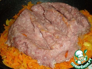 Блины с мясом и овощами Блины с мясом и овощами