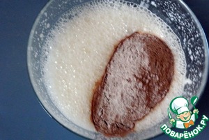 Шоколадное пирожное на сковороде