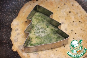 Блины «Новогодняя ёлочка»