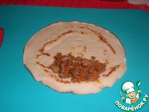 Блины с мясом и овощами Блины с мясом и овощами