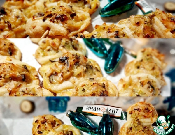 Витая закуска на шпажках Витая закуска на шпажках