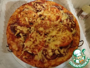 Домашняя пицца из готового теста