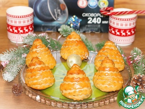 Дрожжевые пирожки с грибной начинкой