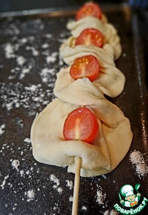 Витая закуска на шпажках Витая закуска на шпажках