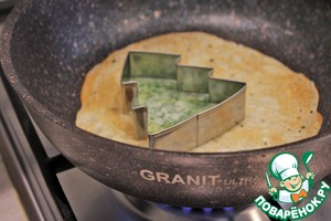 Блины «Новогодняя ёлочка»