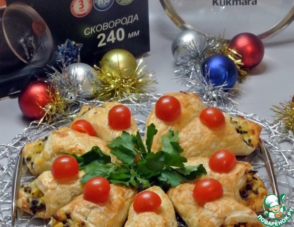 Кулёчки с картофельно-грибной начинкой Кулёчки с картофельно-грибной начинкой