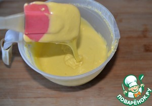 Кекс с мандаринами на сковороде