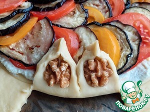 Пирог с творогом и овощами "А-ля рататуй" Пирог с творогом и овощами "А-ля рататуй"