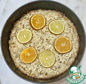 Пирог с лимонами, апельсинами и мандаринами Пирог с лимонами, апельсинами и мандаринами