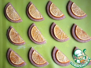 Арахисовое печенье "Апельсиновые дольки"