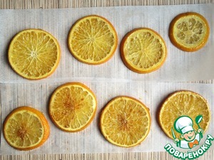 Арахисовое печенье "Апельсиновые дольки"