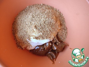 Арахисовый торт на сковороде