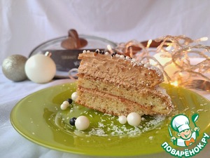 Арахисовый торт на сковороде