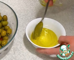 Армянский салат с оливками "Базркани"