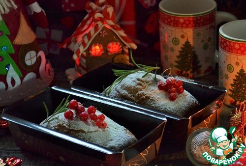 Кекс ванильный "Рождественский" Кекс ванильный "Рождественский"