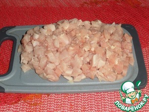 Слойки "Завитушки" с курицей и грибами Слойки "Завитушки" с курицей и грибами