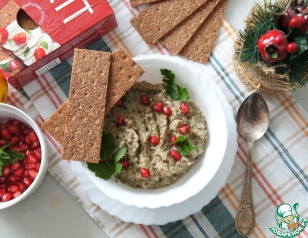 Бабагануш с гранатом Бабагануш с гранатом