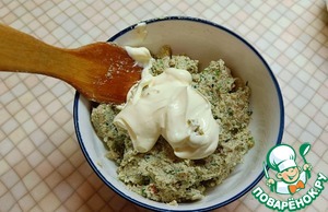 Баклажановые рулетики с ореховой начинкой