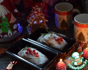 Кекс ванильный "Рождественский" Кекс ванильный "Рождественский"