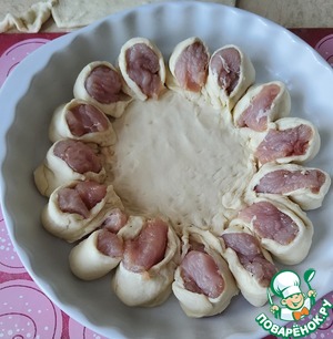 Пирог с индейкой и цуккини