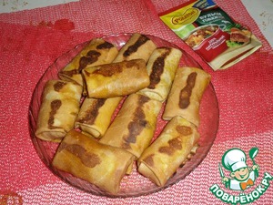 Блины с мясом и овощами Блины с мясом и овощами