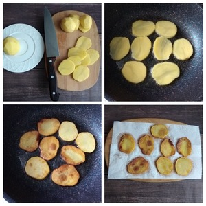 Бутерброды со шпротами и жареной картошкой