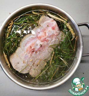 Буженина вареная по рецепту Е. Малаховец Буженина вареная по рецепту Е. Малаховец