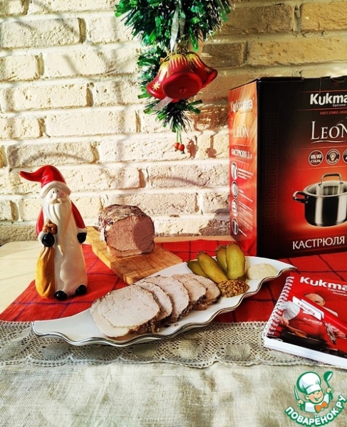 Буженина вареная по рецепту Е. Малаховец Буженина вареная по рецепту Е. Малаховец