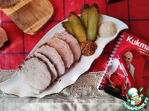 Буженина вареная по рецепту Е. Малаховец Буженина вареная по рецепту Е. Малаховец