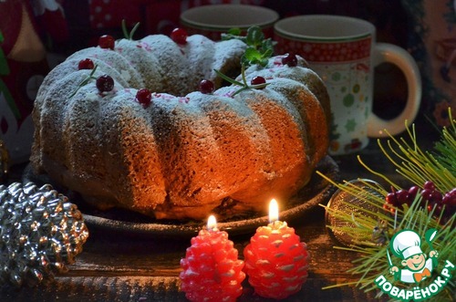 Кекс ванильный "Рождественский" Кекс ванильный "Рождественский"