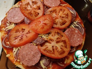 Домашняя пицца из готового теста