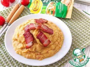 Чечевично-гороховая каша с копченой грудинкой Чечевично-гороховая каша с копченой грудинкой