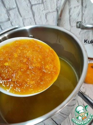 Цитрусовое желе с карамельными мандаринами