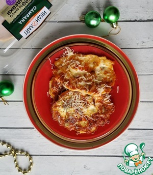 Творожные оладьи с овощами и ветчиной