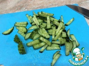 Домашний салат с моцареллой