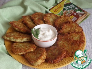 Драники с моцареллой "Грибной вкус"