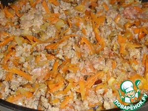 Блины с мясом и овощами Блины с мясом и овощами