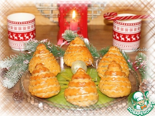 Дрожжевые пирожки с грибной начинкой