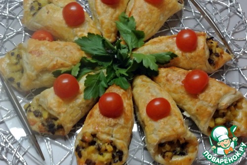 Кулёчки с картофельно-грибной начинкой Кулёчки с картофельно-грибной начинкой