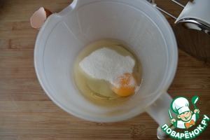 Кекс с мандаринами на сковороде