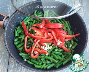 Форель запечённая со стручковой фасолью Форель запечённая со стручковой фасолью