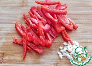 Форель запечённая со стручковой фасолью Форель запечённая со стручковой фасолью