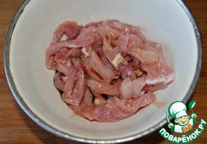 Фунчоза со свининой по-китайски Фунчоза со свининой по-китайски