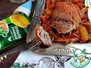 Голень индейки, запечённая в рукаве Голень индейки, запечённая в рукаве