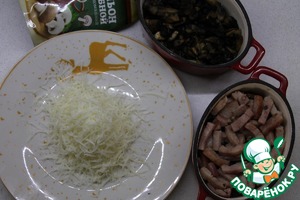 Горячая грибная закуска