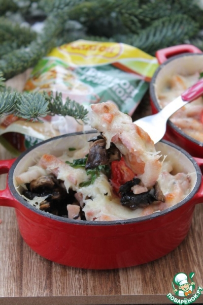 Горячая грибная закуска