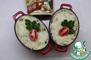 Горячая грибная закуска