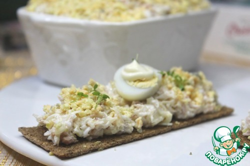 Хлебцы с "Ленивой мимозой"