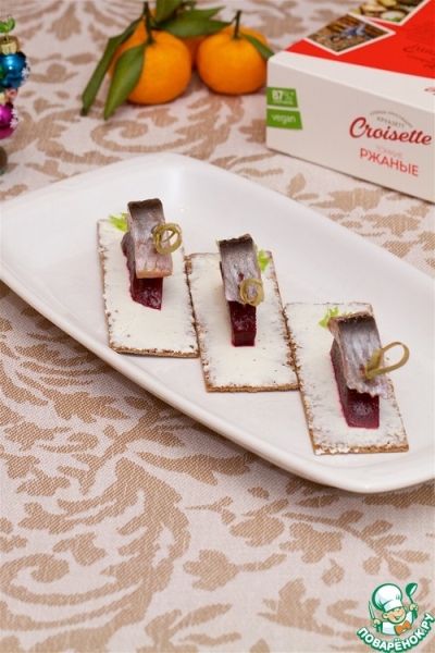 Хлебец с селедочкой Хлебец с селедочкой